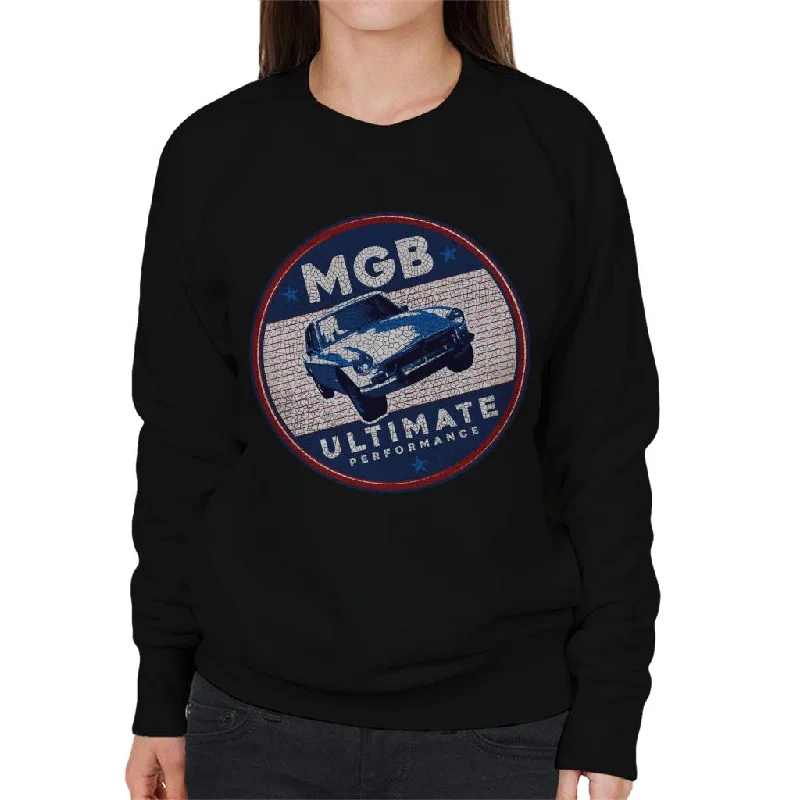 retro sports hoodieMG B Ultimate Performance British Motor Heritage Women's Sweatshirt