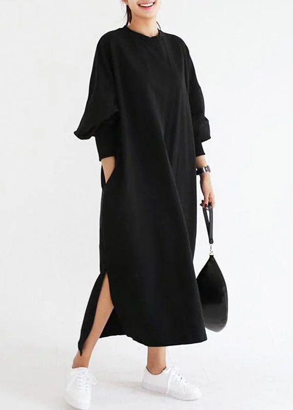 Great Deals sleek dressCasual Women Crew Neck Batwing Sleeve Striped Black Long Sweatshirt Dress Great Deals sleek dressCasual Women Crew Neck Batwing Sleeve Striped Black Long Sweatshirt Dress