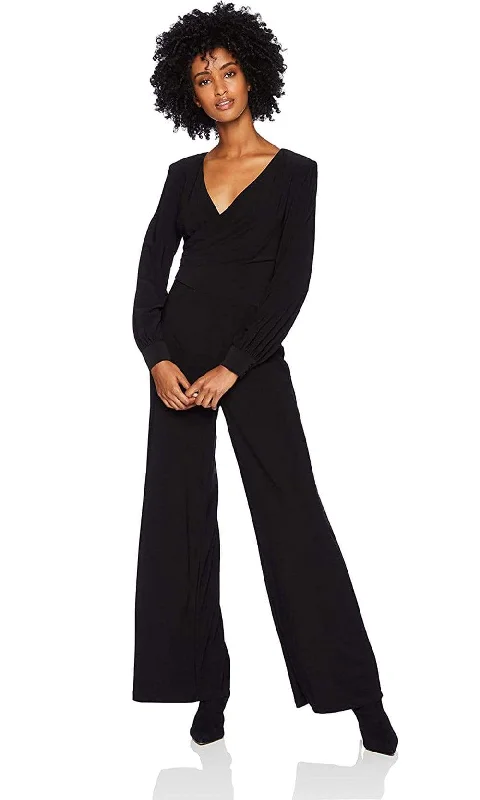 Warehouse Sale Adrianna Papell - AP1D102822 Bishop Sleeve Surplice Bodice Jumpsuit