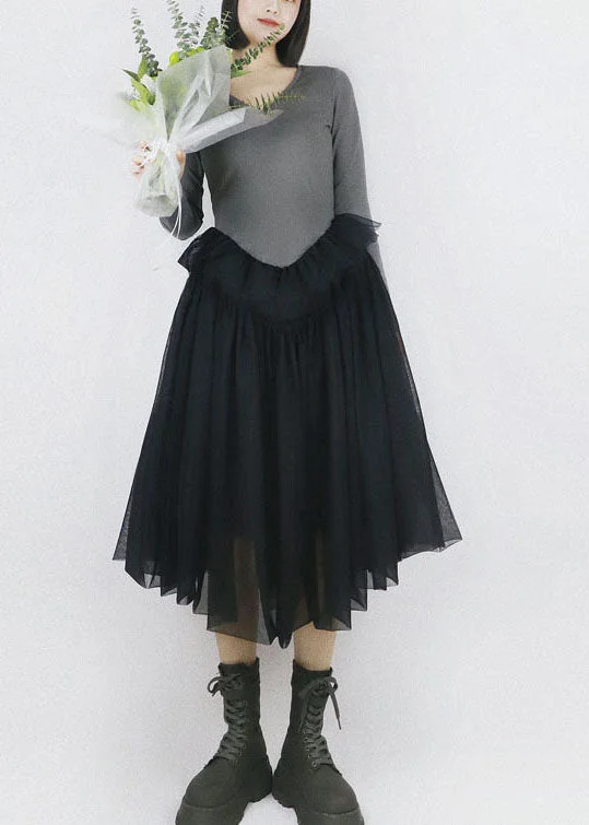 Unmissable Offer chic dressWomen Green V Neck Patchwork Tulle Exra Large Hem Cotton Long Dress Long Sleeve Unmissable Offer chic dressWomen Green V Neck Patchwork Tulle Exra Large Hem Cotton Long Dress Long Sleeve