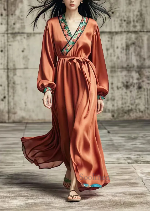 Deal Alert classic fit-and-flare dressWomen Caramel Silm Fit Draping Silk Holiday Dress Spring Deal Alert classic fit-and-flare dressWomen Caramel Silm Fit Draping Silk Holiday Dress Spring