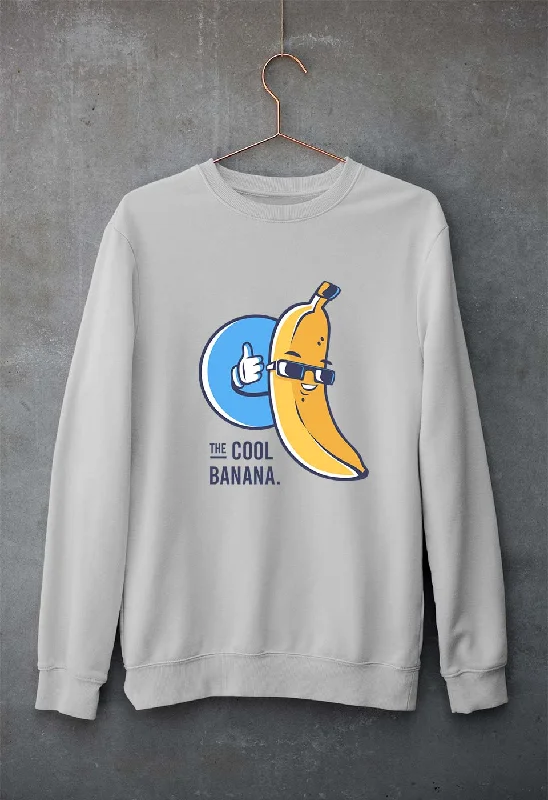 trendy fitness sweatshirtBanana Unisex Sweatshirt for Men/Women