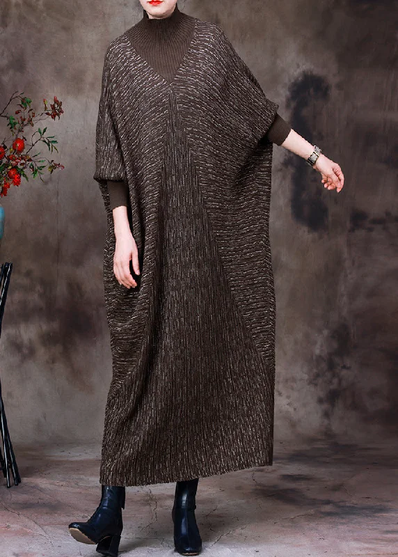 Grand Opening Sale casual midi dressUnique Chocolate Green Colour Patchwork Velour Vacation Dresses Batwing Sleeve Grand Opening Sale casual midi dressUnique Chocolate Green Colour Patchwork Velour Vacation Dresses Batwing Sleeve