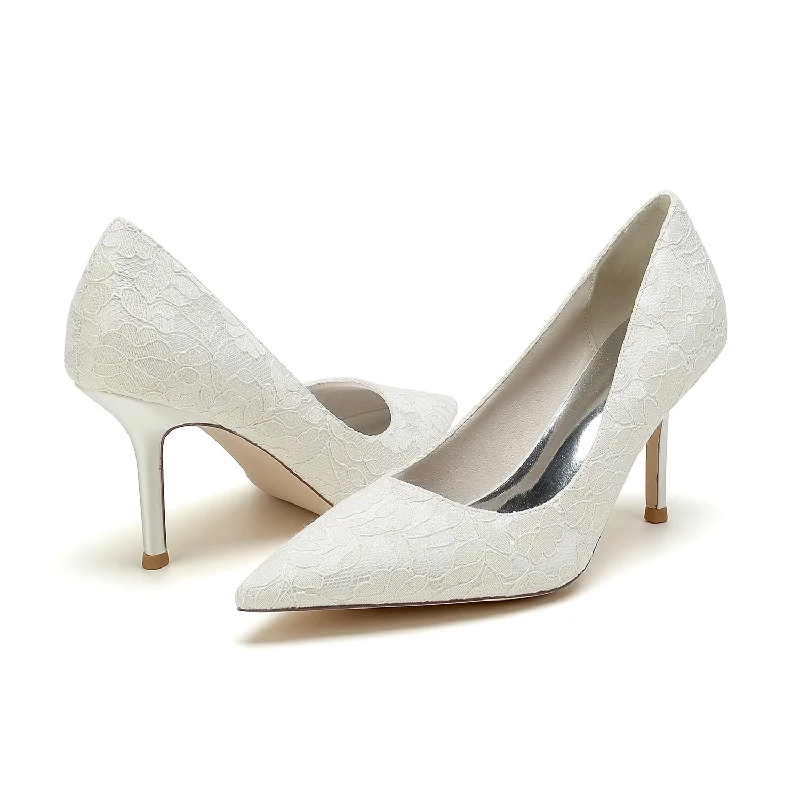 Today’s Special wool dressStiletto Heel 8.5cm Silk-Like Lace Shoes CK0376