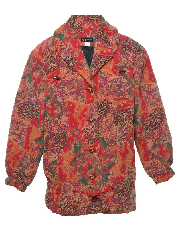 Markdown Madness lightweight outerwearLeopard Print Coat - L