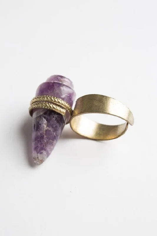 flowy dressHavana Amethyst Ring by Libby Story