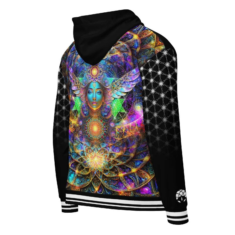 stylish pullover sweatshirtHealing Wellness Deity - Unisex Zip Hoodie