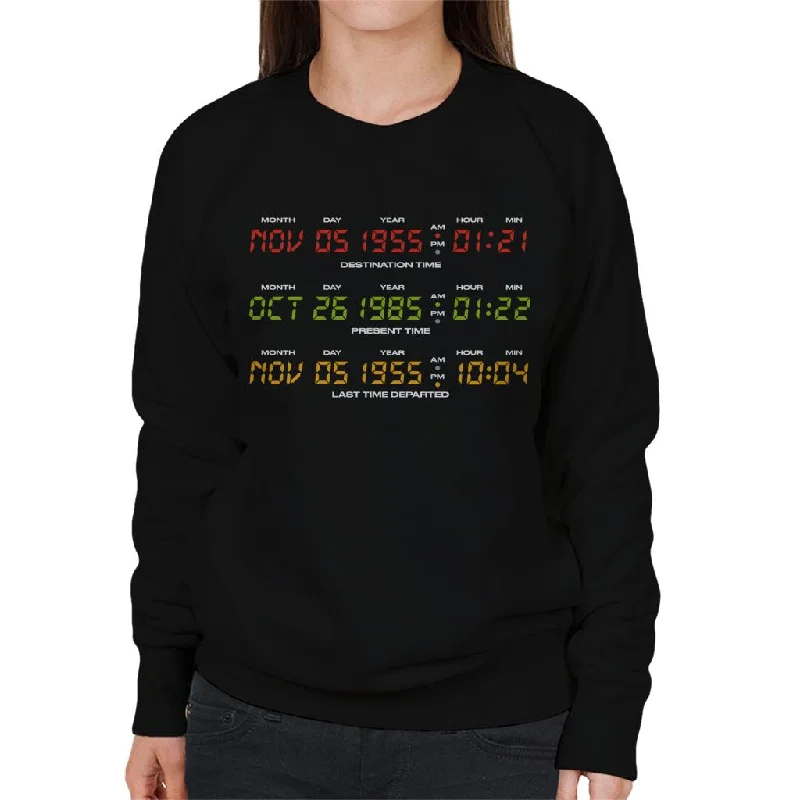 Massive Deals trendy fitness sweatshirtBack to the Future Nov 5 1955 Last Time Departed Women's Sweatshirt