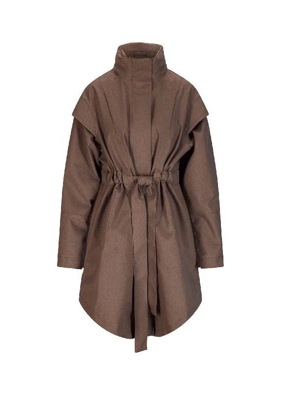 high-quality coatMonsun Coat - Chocolate Brown