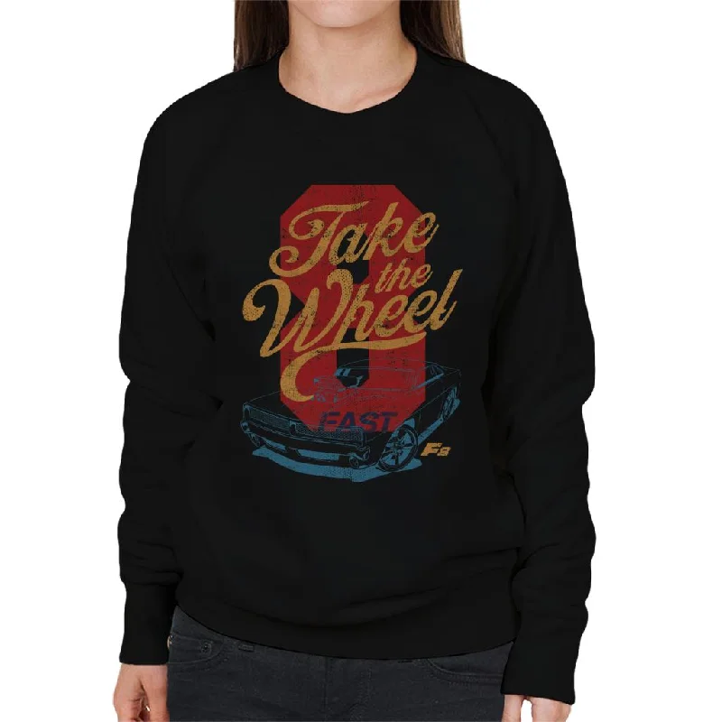 chic fitness hoodieFast and Furious 8 Take The Wheel Women's Sweatshirt