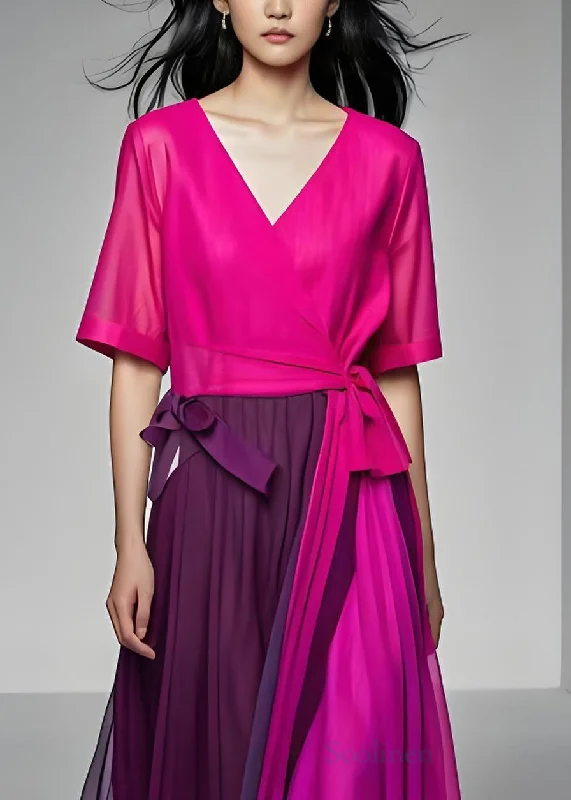 Season Finale Sale off-the-shoulder dressOrganic Colorblock V Neck Wrinkled Patchwork Cotton Dresses Summer Season Finale Sale off-the-shoulder dressOrganic Colorblock V Neck Wrinkled Patchwork Cotton Dresses Summer