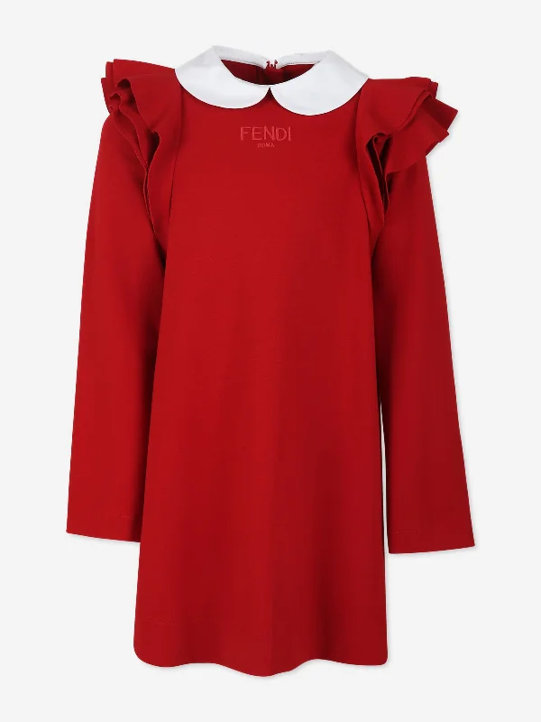 ruched dressGirls Punto Milano Dress in Red