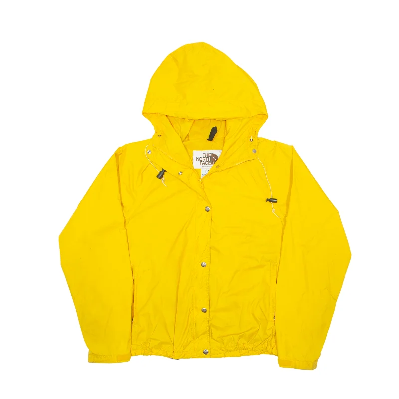 windbreaker jacketTHE NORTH FACE Gore-Tex Rain Jacket Yellow Nylon 80s Womens M