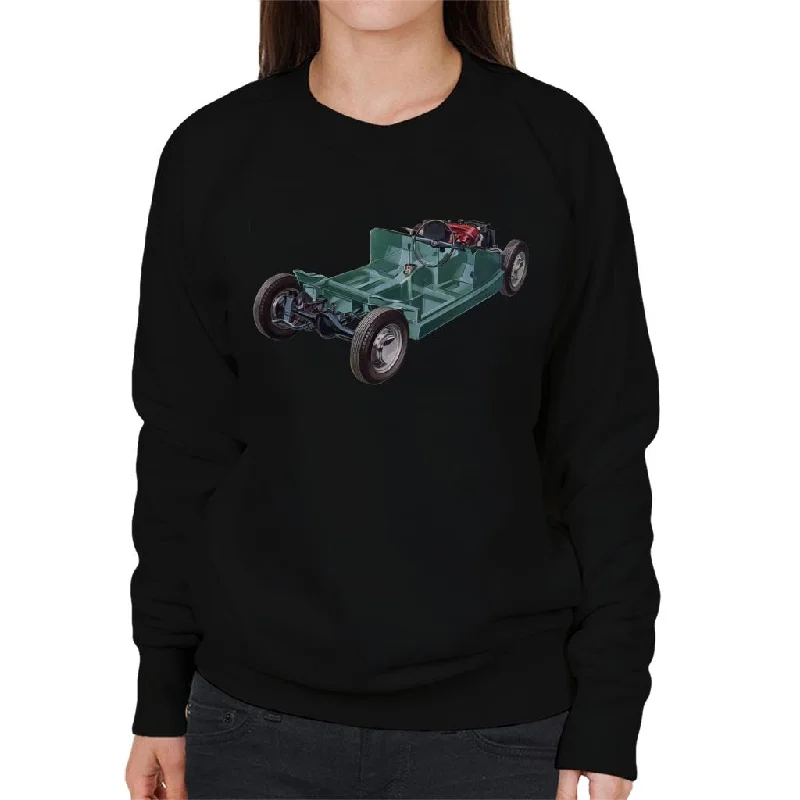 oversized sports sweatshirtAustin Healey Sprite Mark II British Motor Heritage Women's Sweatshirt