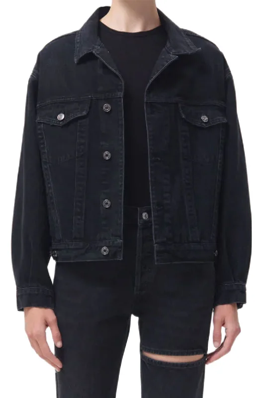 Stock Clearance soft shell coatShrunken Charlie Jacket in Jagged
