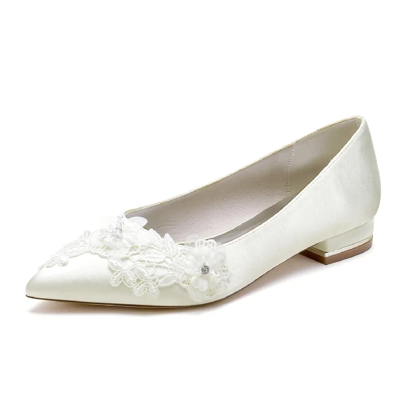 Blowout Deals printed dressFlat Heel 2.5cm Silk-Like Shoes CK0483