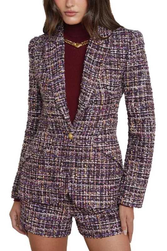 chic wool coatChamberlain Tweed Blazer