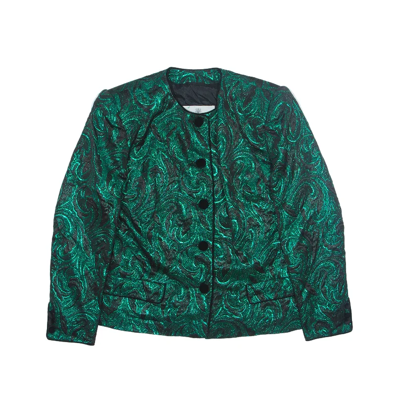 Big Discounts high-fashion coatAQUASCUTUM Blazer Jacket Green 90s Paisley Womens M