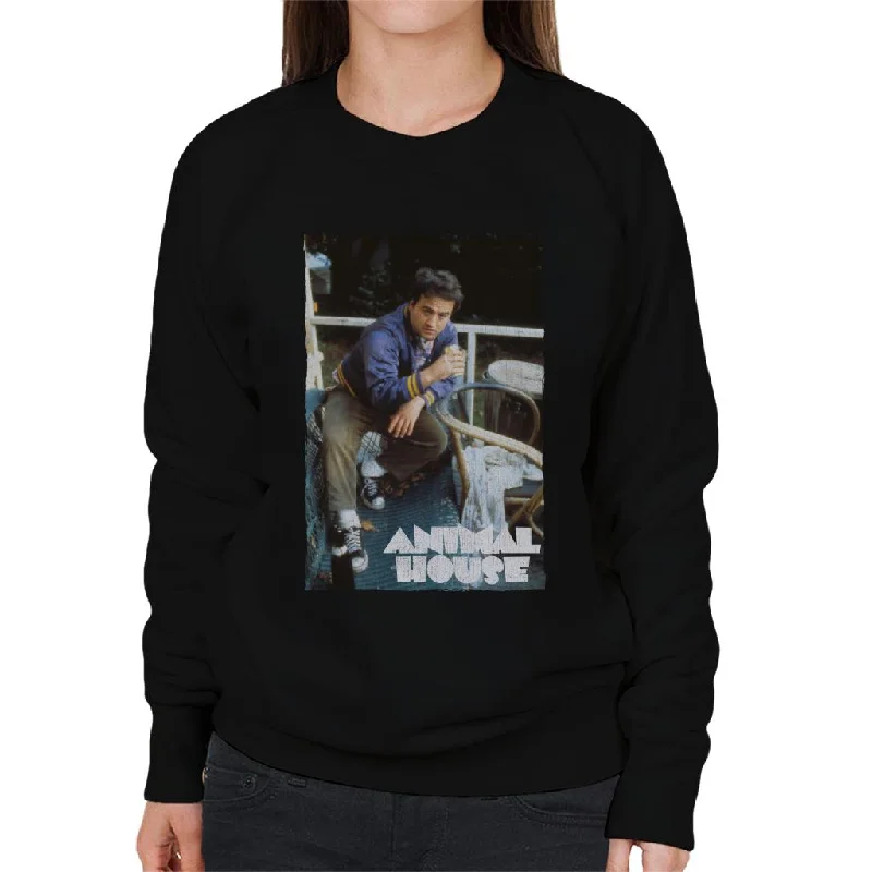 Overstock breathable workout hoodieAnimal House John Bluto Blutarsky Drinking Women's Sweatshirt