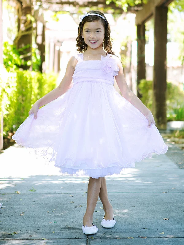 Huge Discounts floral dressLilac Girls party Dress