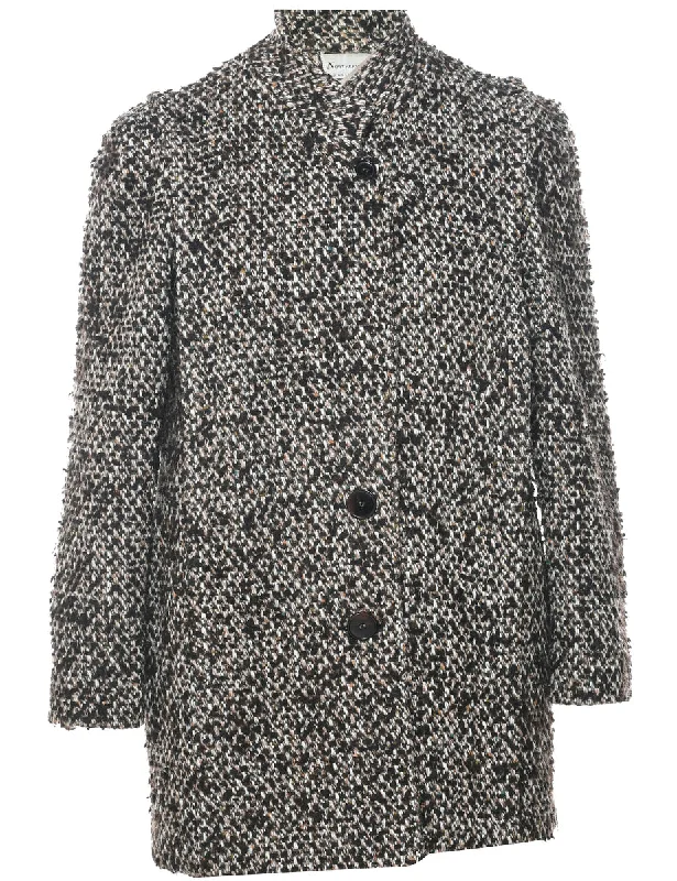 Blowout Sale classic jacketSingle Breasted Wool Coat - S
