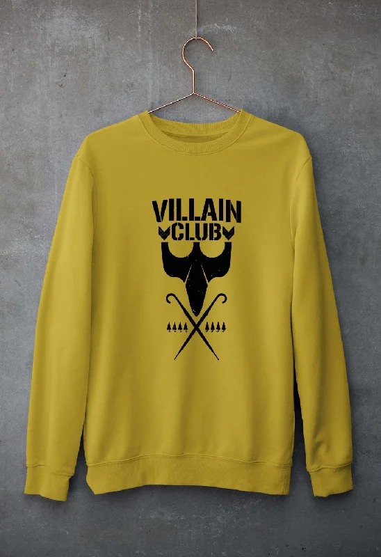 contemporary fitness sweatshirtVillain Club Unisex Sweatshirt for Men/Women