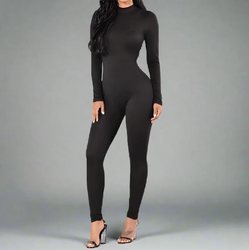Stock Clearance Zink Turtle Neck Jumpsuit