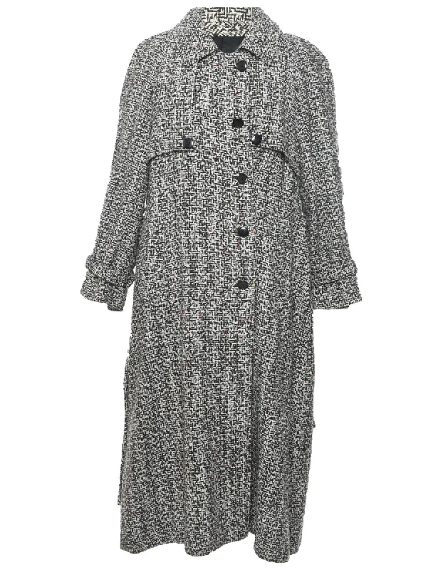 Members Only elegant coatSingle Breasted Wool Coat - L