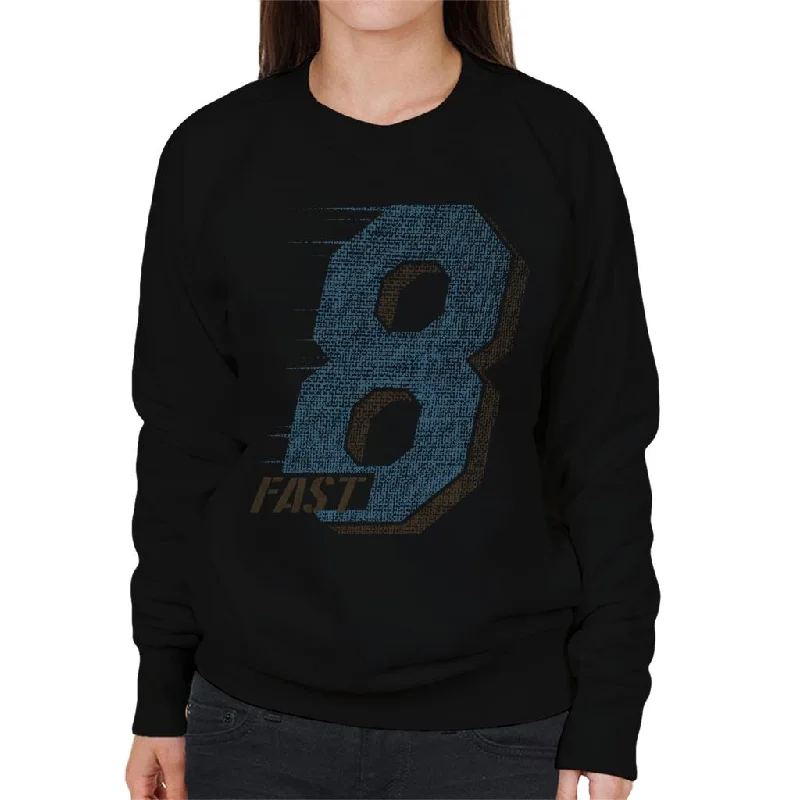 relaxed fit sports hoodieFast and Furious Fast 8 Large Icon Women's Sweatshirt