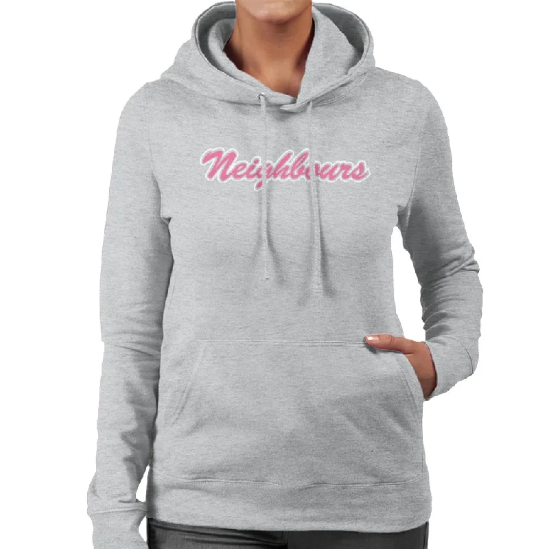 Special Discount oversized hoodieNeighbours Pink Retro Logo Women's Hooded Sweatshirt