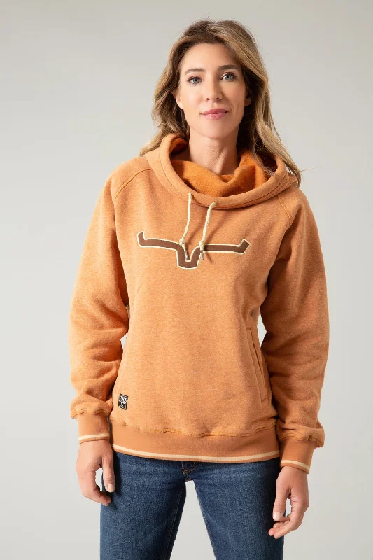 fitted trench coatKimes Ranch Womens Two Scoops Rusty Heather Cotton Blend Hoodie