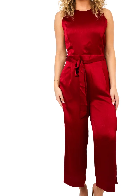 Special Buy Naked Zebra Sleeveless Wide-leg Jumpsuit