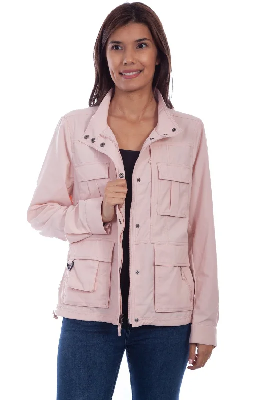 chic outerwearScully Womens Rose Nylon Multi-Pocket Jacket