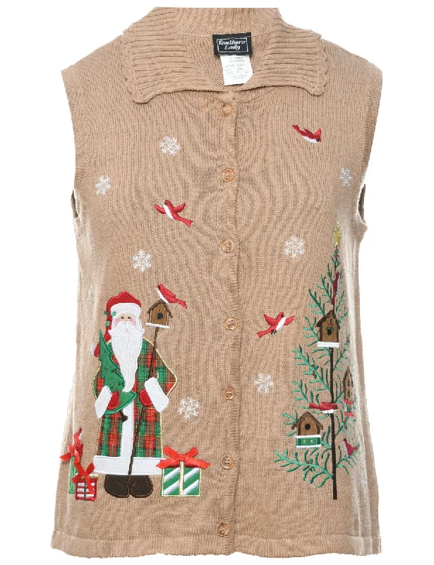 soft shell coatSanta Claus Christmas Vest - S