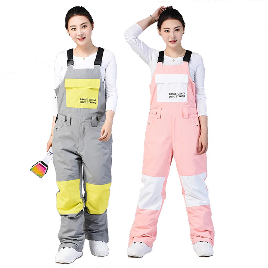 Price Drop sleek and warm coatBONDHAO Ski Pants Suspenders