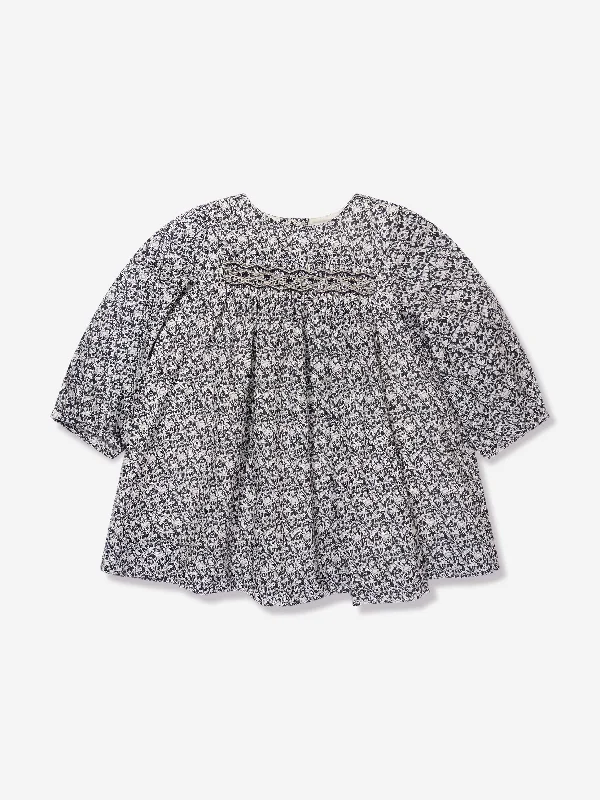 Best Seller oversized dressBonpoint Baby Girls Felicie Smocked Dress in Blue