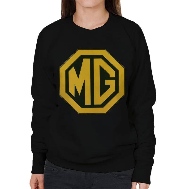 performance hoodie for gymMG Gold Logo British Motor Heritage Women's Sweatshirt