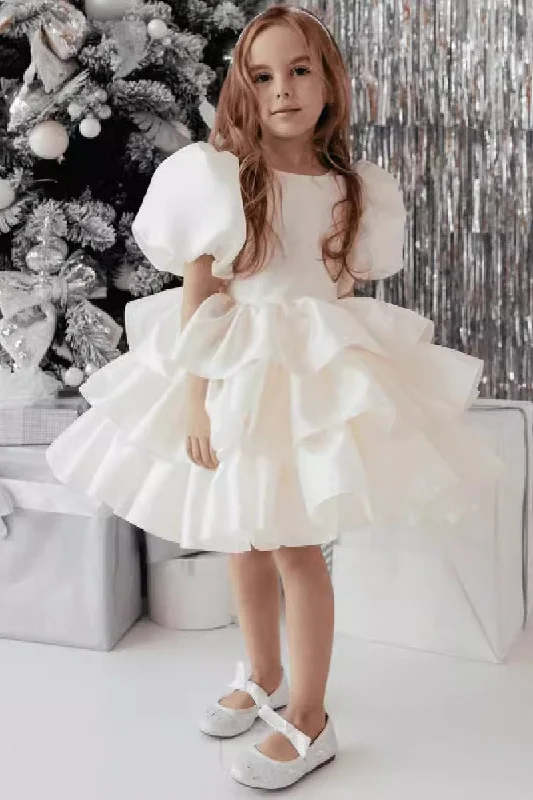 Price Drop Alert flowy evening dressBall Gown Scoop Neck Puff Sleeves Mini Organza Flower Girl Dresses 793950591528 Price Drop Alert flowy evening dressBall Gown Scoop Neck Puff Sleeves Mini Organza Flower Girl Dresses 793950591528