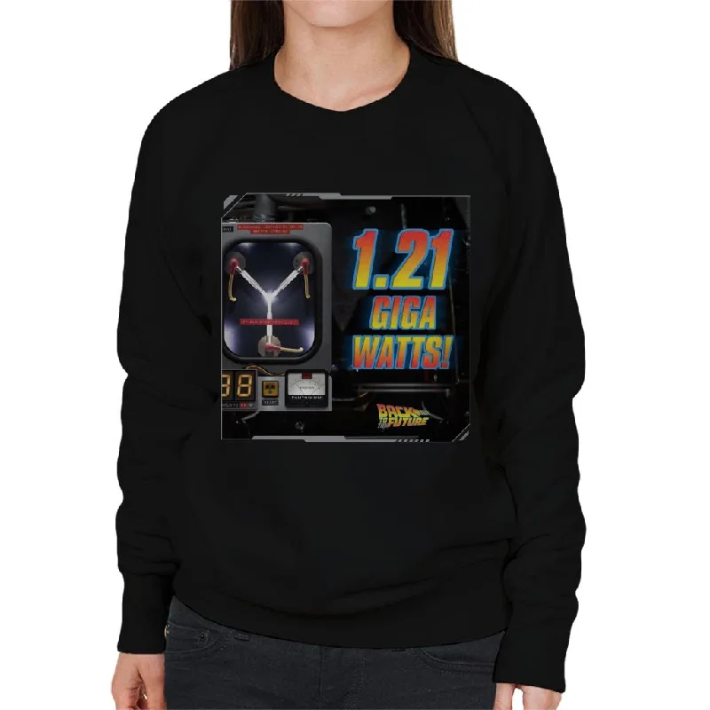 Time-Limited Offer lightweight fitness hoodieBack to the Future 121 Gigawatts Women's Sweatshirt