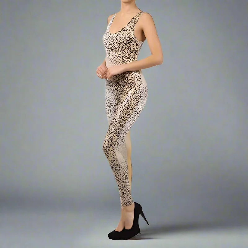 Crazy Deals ToFace Leopard Print jumpsuit catsuit