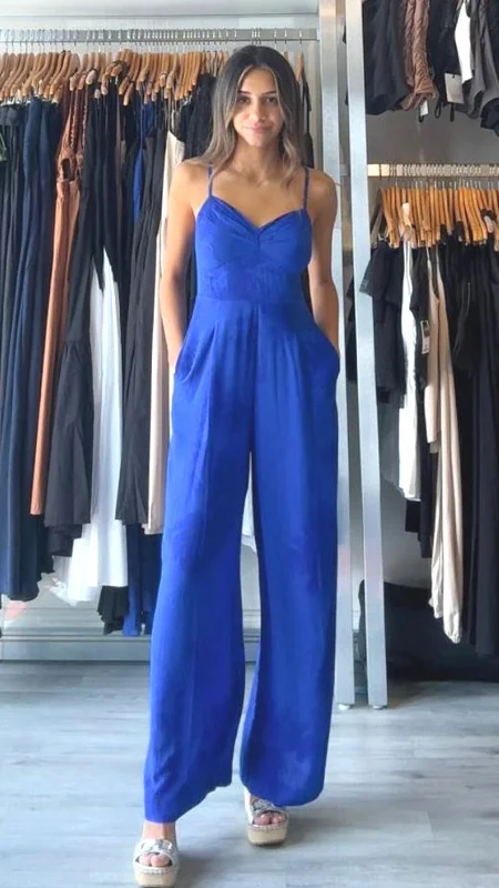 Mega Sale Khush Morena Jumpsuit Tie Dye Murky Cobalt