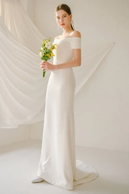 Value Deals vintage-inspired dressSheath-Column Sweep-Brush Train Elastic Cloth Wedding Dress 733961110056 Value Deals vintage-inspired dressSheath-Column Sweep-Brush Train Elastic Cloth Wedding Dress 733961110056