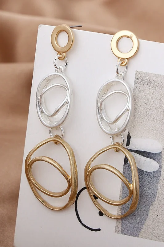 New Markdowns fitted bodycon dressTemperament light luxury earpin fashion simple all matching earrings 672030684857
