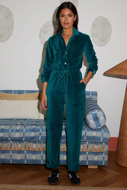 Savings Event Katsumi Jumpsuit In Pine Green