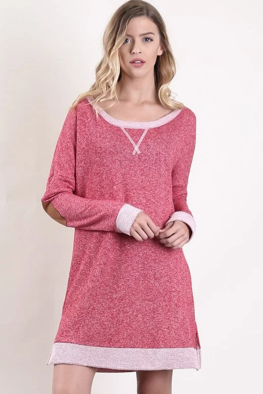 one-shoulder dressCutout Detail Loose Fit Sweater Dress