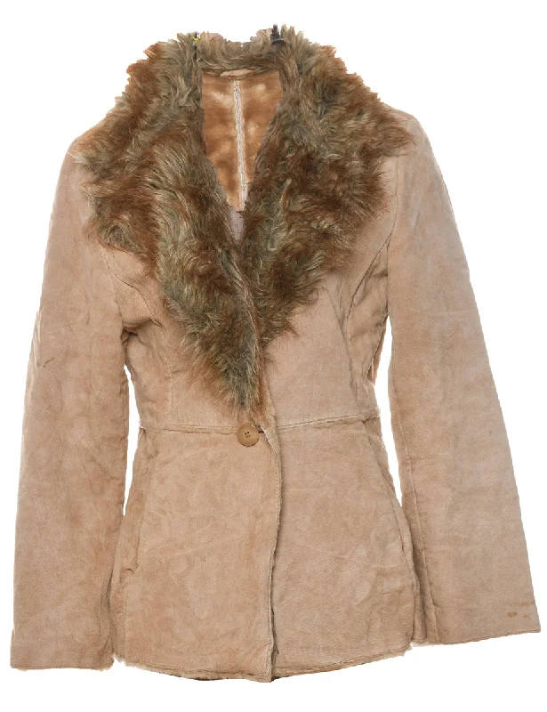 Final Clearance oversized coatSt John's Bay Suede Jacket - M