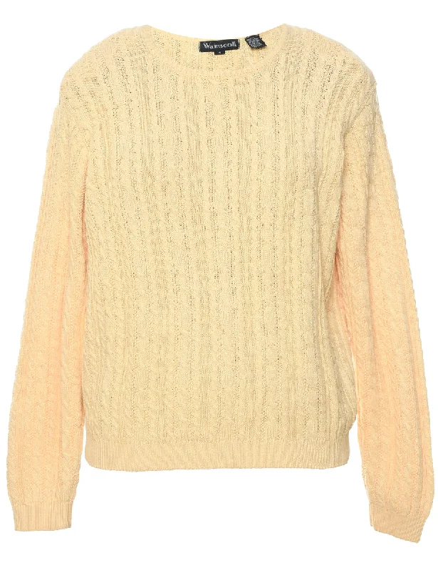 cozy coatCable Knit Jumper - S