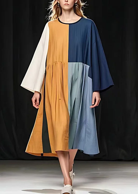 Daily Deals bohemian dressUnique Colorblock Asymmetrical Patchwork Linen Holiday Dress Summer Daily Deals bohemian dressUnique Colorblock Asymmetrical Patchwork Linen Holiday Dress Summer