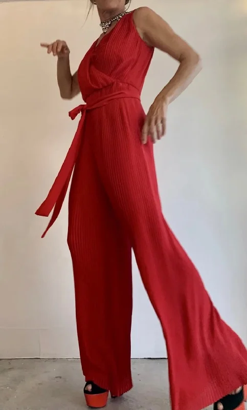 Price Reduction Massimo Dutti Red Jumpsuit
