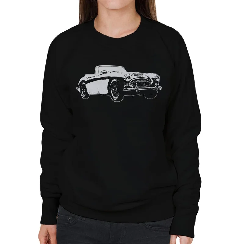 stylish athletic hoodieAustin Healey 3000 British Motor Heritage Women's Sweatshirt